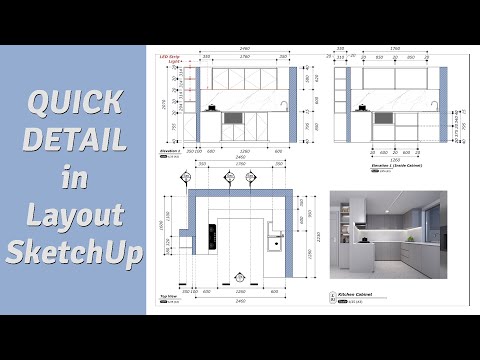 Layout SketchUp Lesson#05 Quick Detail in Layout SketchUp