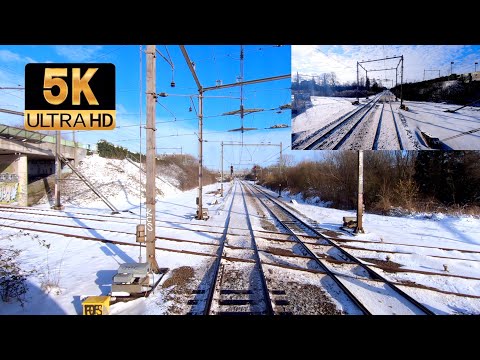 [5K] Multicam Cab Ride version 2: PIP Baarn - Utrecht CABVIEW HOLLAND SLT 9feb 2021