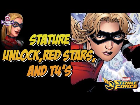 Stature Unlock and Red Stars! Marvel Strike Force - MSF