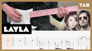 Eric Clapton / Derek &amp; the Dominos - Layla (Electric) - Guitar Tab | Lesson | Cover | Tutorial