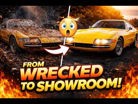 Thumbnail for I Found a Rusted Ferrari in a Junkyard | Then Restored It to PERFECT Condition!🔥 #Ferrari #asmr by Ferrari, Car