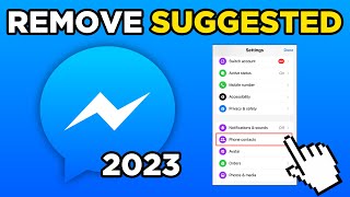 How To Remove Suggested On Messenger 2024