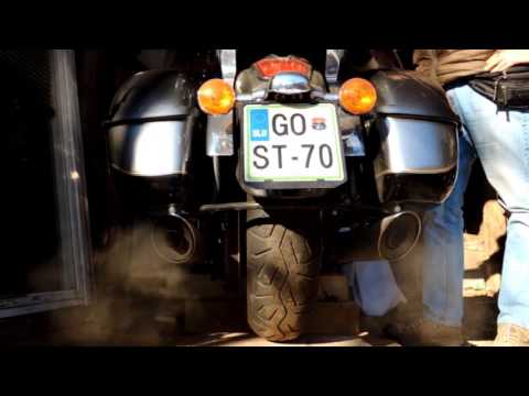 Kawasaki VN1700 voyager with Vance&Hines exhaust