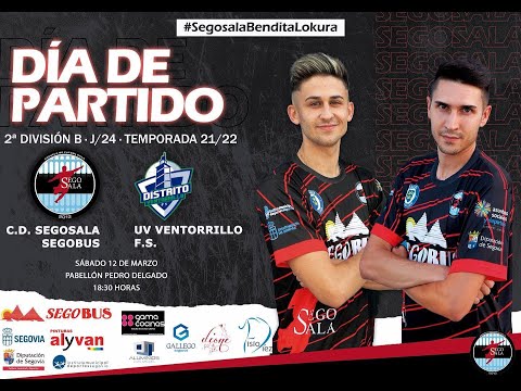 J24 Grupo 1 Segunda División B. Segosala Segobus - Distrito Ventorrillo FS