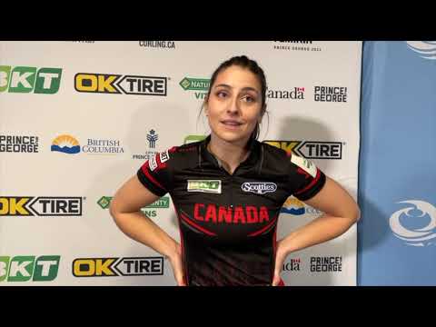 Media Scrum - Draw 2 - 2022 BKT Tires & OK Tire World Women’s Curling Championship