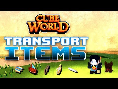 Cube World: Complete Special Transport Items Guide! (2019)