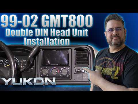 Installing a Double DIN android auto head unit in a 99 - 2002 GMC Yukon / Tahoe / Silverado / Sierra
