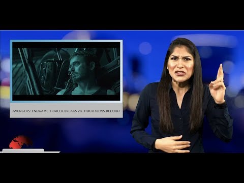 Avengers: Endgame trailer breaks 24-hour views record (ASL - 12.10.18)