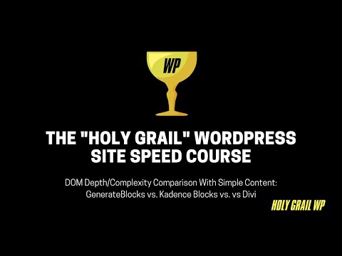 DOM Depth/Complexity Comparison With Simple Content: GenerateBlocks vs. Kadence Blocks vs. Divi