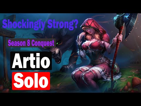 IS ARTIO A STRONG SOLO PICK? | ARTIO SOLO | SMITE S8 CONQUEST