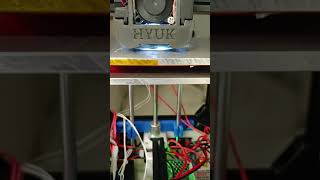DIY 3D PRINTER. Change head part ePA-CF Filament. Looks good. Test printing.