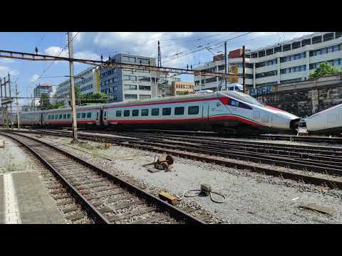 FS ETR 610 und RABe 610 als ECE 52 nach Frankfurt Hbf , Basel SBB, 23.06.23