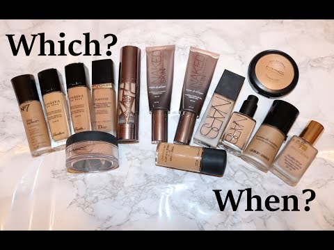 Foundations – Which? When?