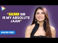 Palak Tiwari S UNMISSABLE Rapid Fire On Salman Khan Deepika Padukone Rumors More