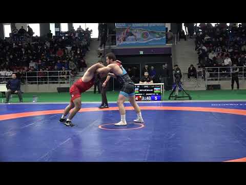 1/4 final FS - 92 kg: Cavad Qələndərov - Murad Əhmədiyev