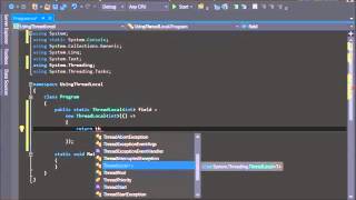 C# 6.0 Tutorial - Advanced - 11. ThreadLocal