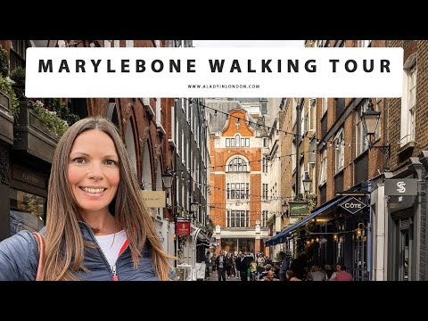 MARYLEBONE WALKING TOUR IN LONDON | Marylebone High Street | Moxon Street | Marylebone Lane | Shops