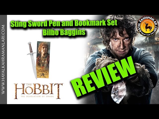 Vídeo relacionado con Colección Noble NN1217 - El Señor de los Anillos: Pluma y Bookmark Sting