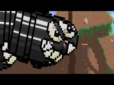 Terraria Destroying a World with Banzai Bills ll Yoshi's Island Mod ll Satisfying ASMR