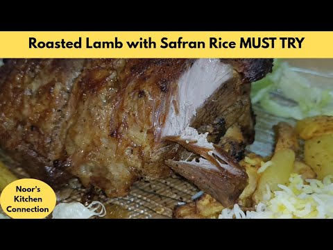 Roasted Lamb with Safran Rice MUST TRY | Noor's Kitchen Connection | Eid Special Recipe | Lamb Roast