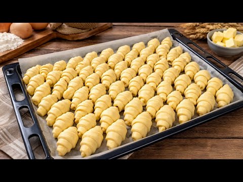 Откако го открив овој метод, станав зависен од него❗ Едноставни и лесни кроасани❗