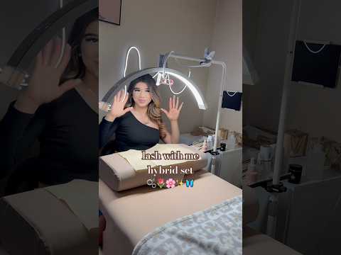 lash with me - hybrid set 🫧 #lashesfordays #lashes #lashwithme #lashextensions #eyelashextensions