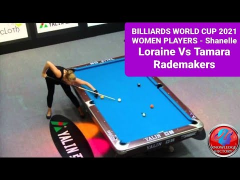 BILLIARDS WORLD CUP 2021 WOMEN PLAYERS - Shanelle Loraine Vs Tamara Rademakers