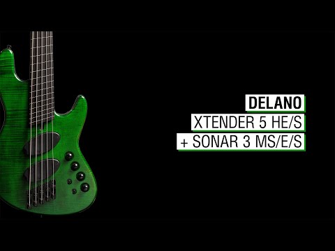 Delano Xtender 5 HE/S DSlant X + Sonar 3 MS/E/S - Elwood L5a-24 Multiscale Fretless
