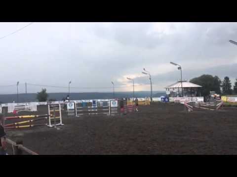 Valentine et finess au concours complet du Jonckeu le 12/09/15. Catégorie : J