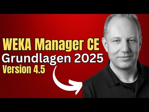 Grundlagen-Webinar Software WEKA Manager CE 4.5 für 2025