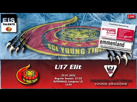 MS 21/22 - U17 Elit - Regular Season - SCL Young Tigers vs Friboug-Gottéron Young Dragons