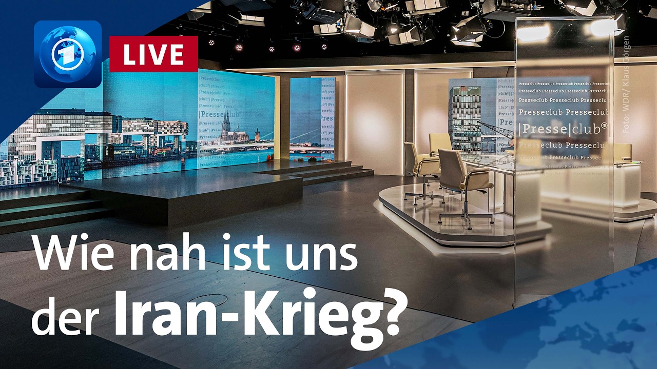Presseclub: Eskalation am Golf – Wie nah ist uns der Iran-Krieg?