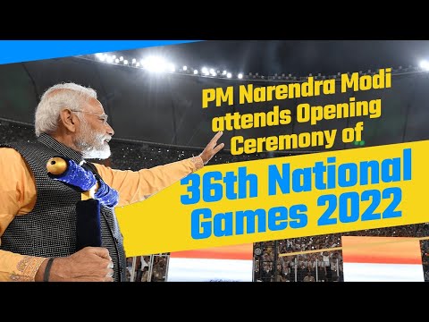 PM Narendra Modi attends Opening Ceremony of 36th National Games 2022 | PMO
