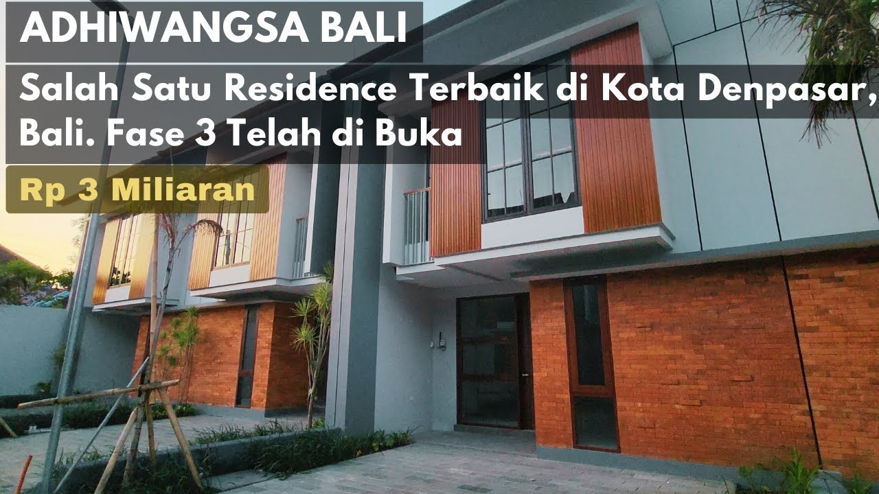 Cluster Terbesar di Denpasar Bali | Rumah Posisi Hook Type Terbesar | Fasilitas Clubhouse
