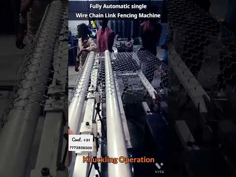 Fully Automatic Double/ Single Wire Chain Link Machine