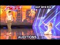 Izzy and Easton Contemporary Dance Duo AWESOME | America's Got Talent 2019 Audition