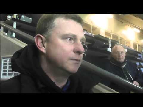 Mark Robins reacts to the 1-1 away draw at Coventry City