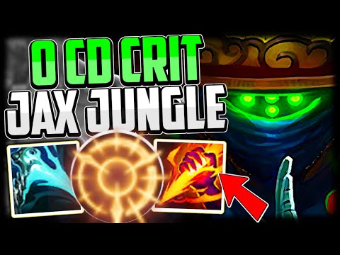 0 CD CRIT JAX JUNGLE BUILD CAN'T BE STOPPED! (PENTA KILL 👌) - League of Legends