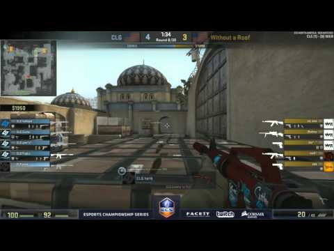 CLG vs Without a Roof   Dust 2 ECS North America