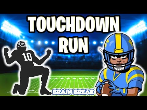Touchdown Chase | Football Brain Break | PE Game | GoNoodle Inspired
