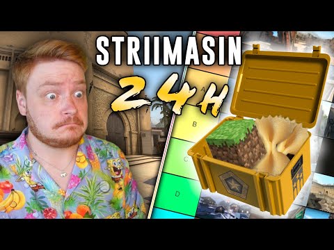 Formuloita, Euro Truckia, CS, tierlistejä ja muuta! -  24H livestream kooste (2021)