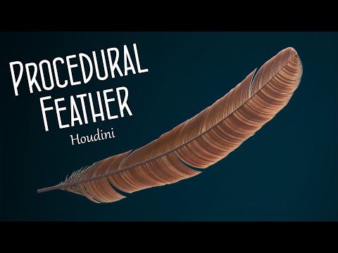 Basic Procedural Feather || Houdini Tutorial