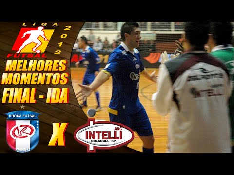 FINAL | Melhores Momentos Joinville X Intelli/Orlândia | Jogo de Ida | Liga Futsal 2012 (27/09/2012)
