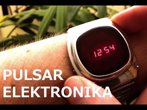 Elektronika Pulsar LED Soviet vintage watch from 1983 - taking apart