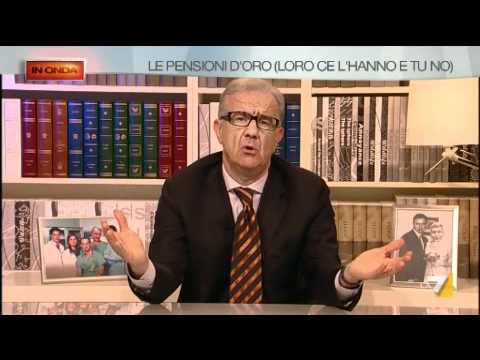 IN ONDA 23/04/2011 - Gene Gnocchi sulle pensioni d'oro