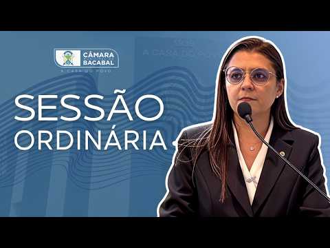 SESSÃO ORDINÁRIA, CÂMARA MUNICIPAL DE BACABAL-MA. 18.03.26
