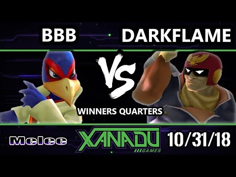 S@X 274 SSBM -  BBB (Falco) Vs.  Darkflame (Captain Falcon) - Smash Melee Winners Quarters