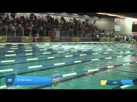 Serie 6 dei 50 Stile Libero  Assoluti Maschi Master - Campionati Regionali Master 2015 VENETO e FRI