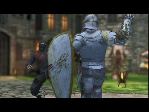 DeadlistWarrior The Game - Ninja VS Knight (DEADLY FINISHING MOVES)