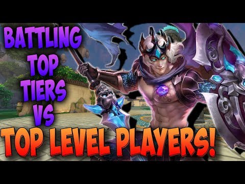 BATTLING TOP TIER TOP LEVEL PLAYERS WITH ACHILLES! - Masters Ranked Duel - SMITE